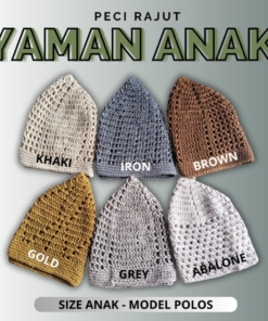 Alternative view of PECI RAJUT YAMAN POLOS DEWASA