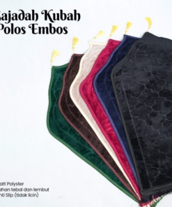 SAJADAH EMBOS POLOS KUBAH