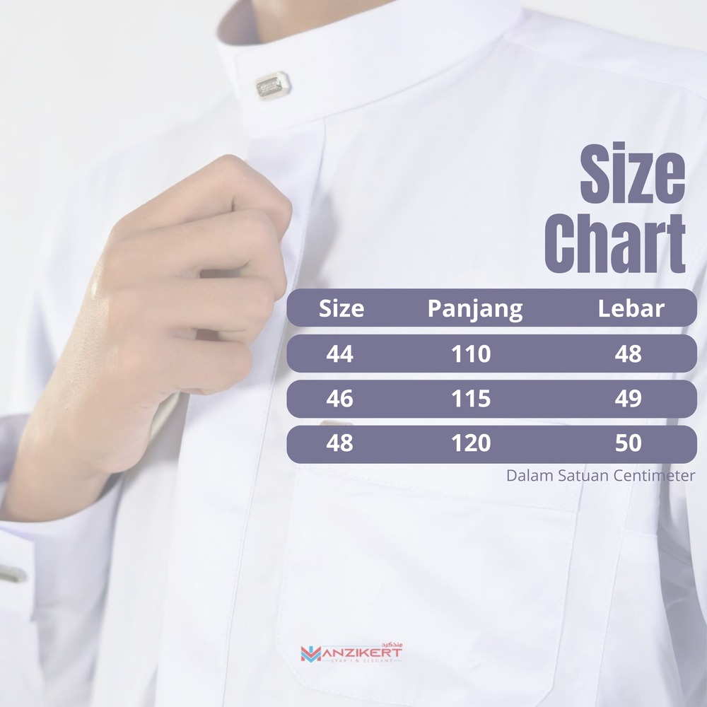 MANZIKERT JUBAH REMAJA ZIPPER HIDDEN - Gambar 2