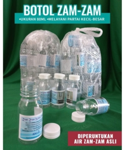 BOTOL AIR ZAM-ZAM 80ML 25 PCS