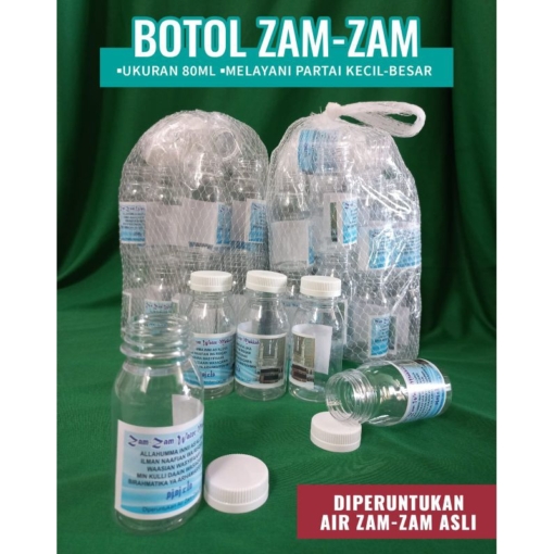 BOTOL AIR ZAM-ZAM 80ML 25 PCS