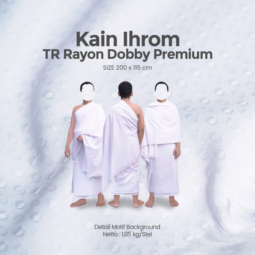 KAIN IHRAM TR RAYON DOBBY PREMIUM