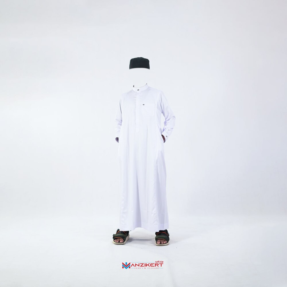 MANZIKERT JUBAH REMAJA ZIPPER HIDDEN - Gambar 3