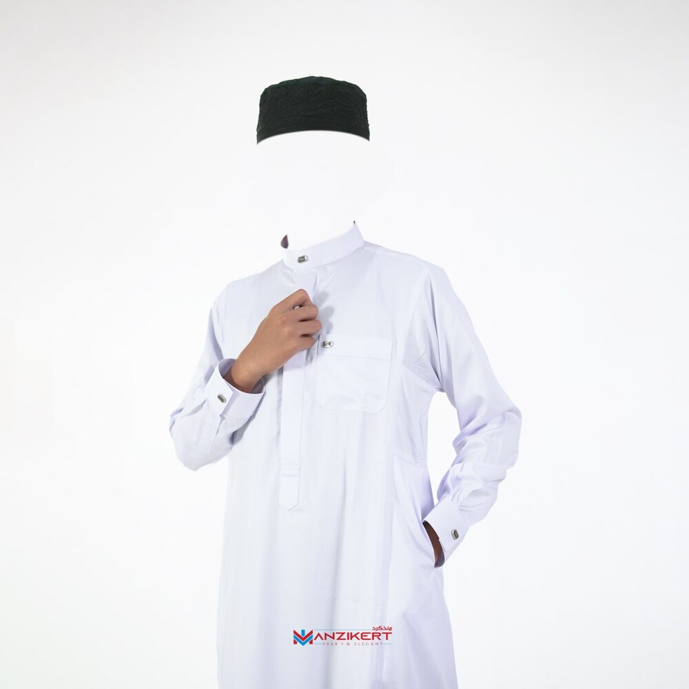 MANZIKERT JUBAH REMAJA ZIPPER HIDDEN