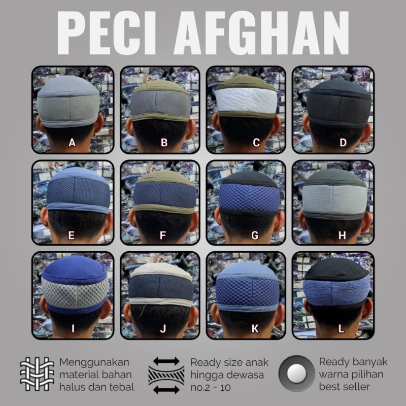 PECI AFGHAN ANAK-DEWASA - Gambar 3