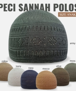PECI RAJUT SANNAH POLOS ANAK