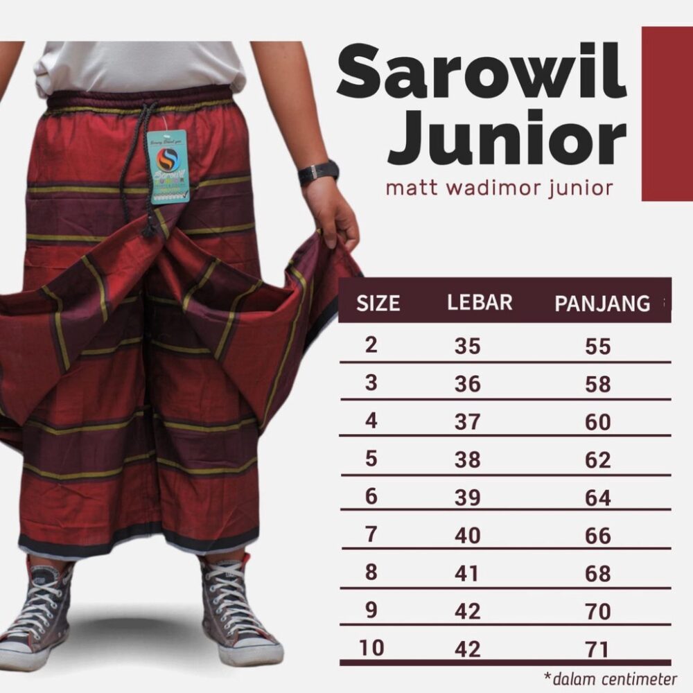 SAROWIL REGULER ANAK - Gambar 3