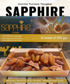 KURMA TUNISIA TANGKAI SAPPHIRE KEMASAN 500gr