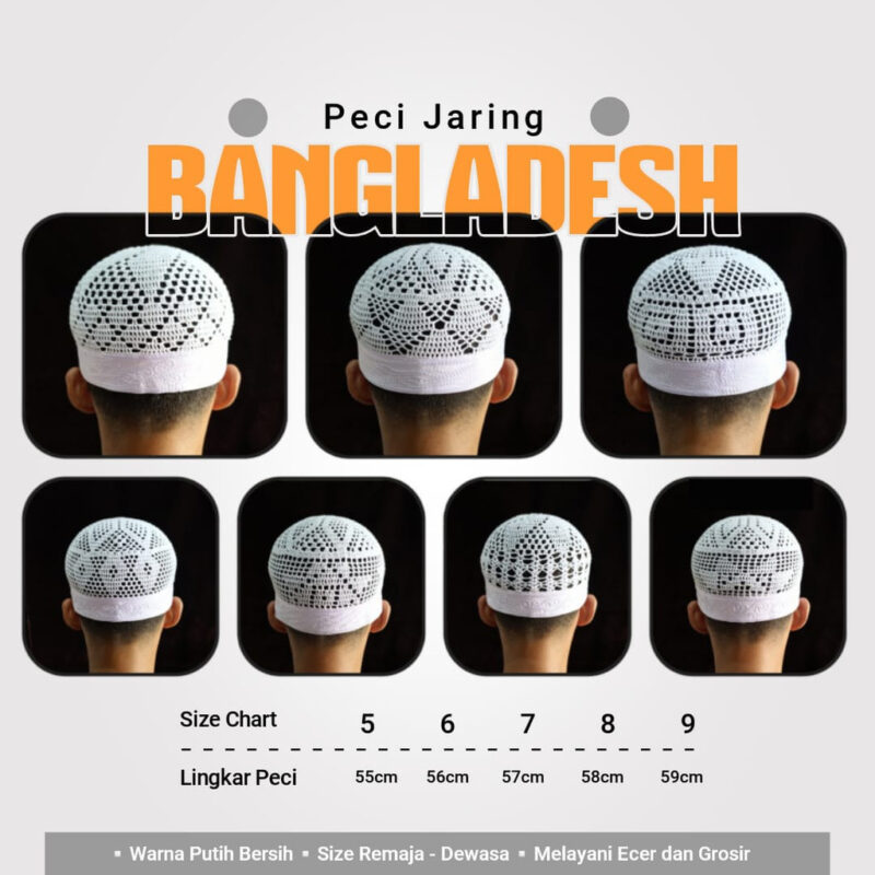 PECI BANGLADESH JARING PREMIUM PUTIH - Gambar 2