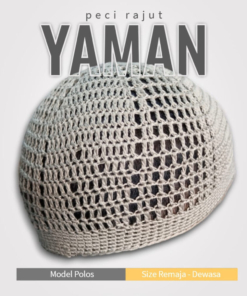 PECI RAJUT YAMAN POLOS DEWASA