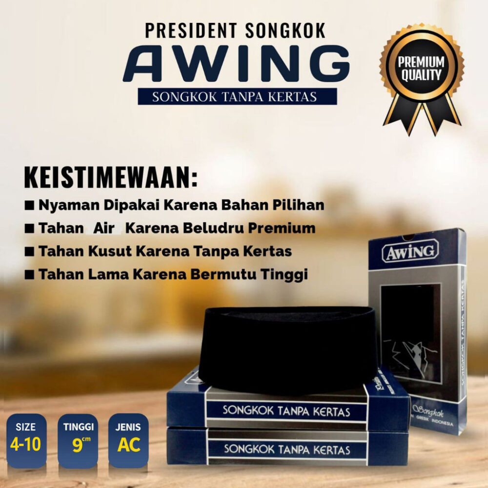 PECI KOPIAH SONGKOK AWING PREMIUM - Gambar 2