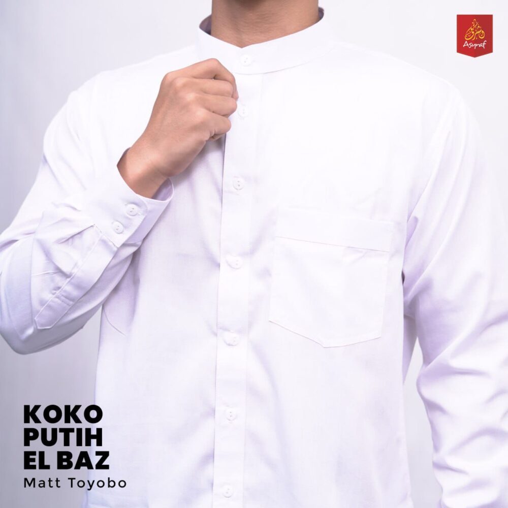 ASYRAF KOKO CASUAL EL-BAZ EKSLUSIF PUTIH