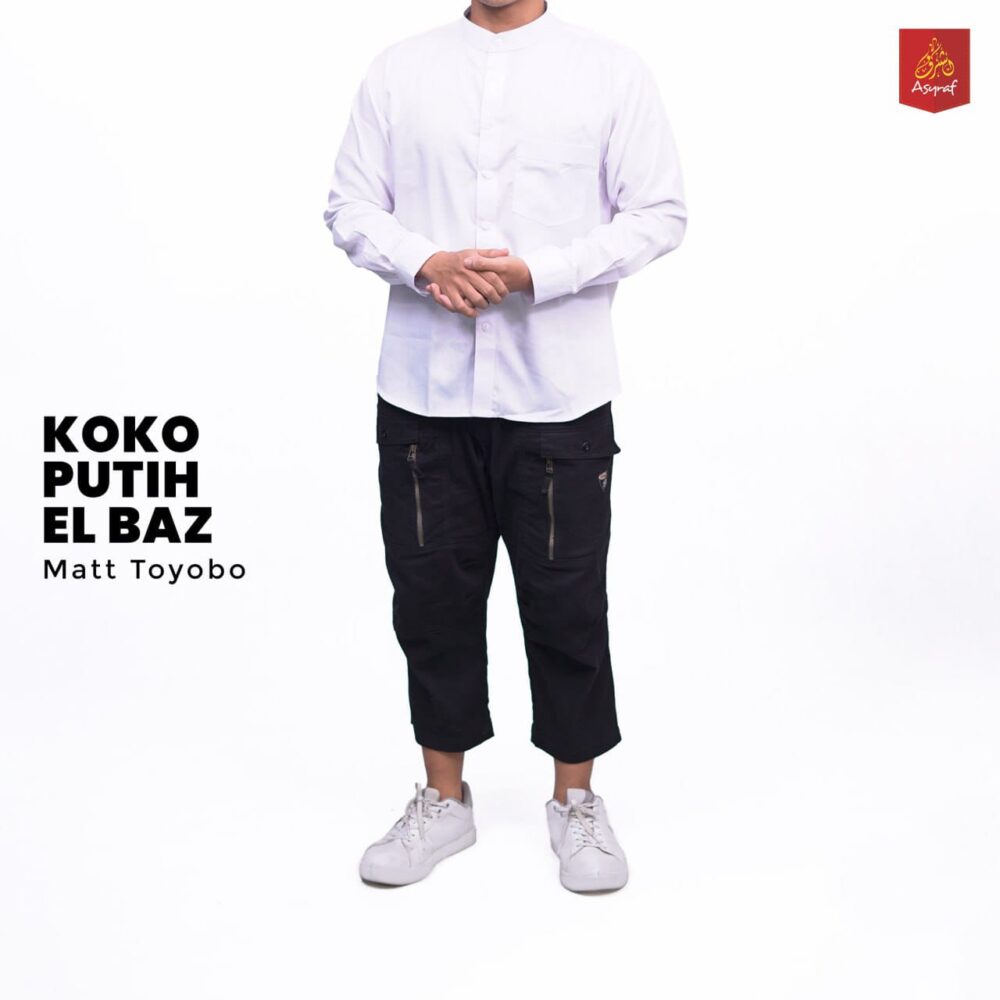 ASYRAF KOKO CASUAL EL-BAZ EKSLUSIF PUTIH - Gambar 2