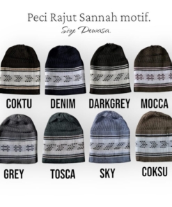 PECI RAJUT SANNAH REMAJA-DEWASA MOTIF