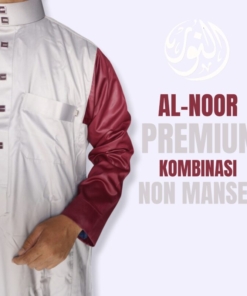 Alternative view of ALNOOR JUBAH PREMIUM NON MANSET KOMBINASI