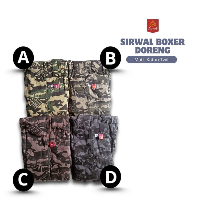 ASYRAF SIRWAL BOXER DORENG KATUN TWILL - Gambar 5