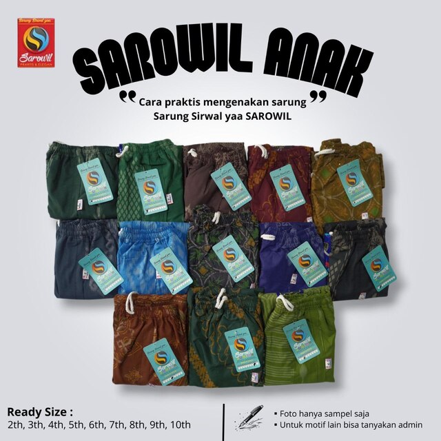 SAROWIL MOTIF KEMBANG ANAK - Gambar 2