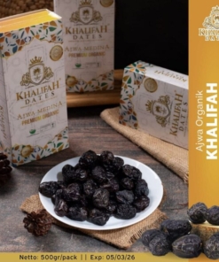 KURMA AJWA MADINAH JUMBO ORGANIK PREMIUM KHALIFAH DATES - BEST QUALITY