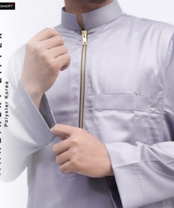 Alternative view of MANZIKERT JUBAH ZIPPER ANAK DAN DEWASA