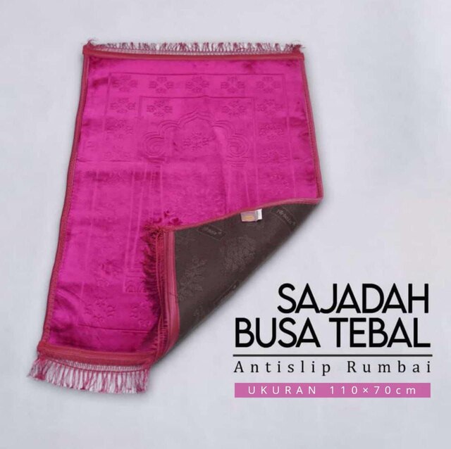 SAJADAH ARBAIN BUSA MOTIF EMBOS RUMBAI