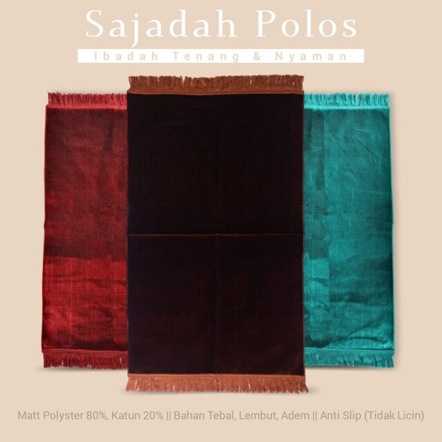 SAJADAH POLOS BESAR RAHMAH - Gambar 2