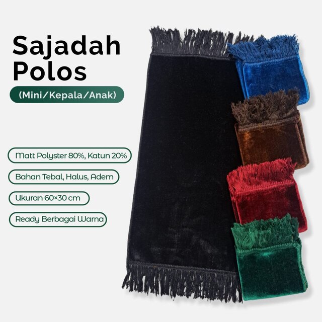 SAJADAH POLOS MINI/KECIL