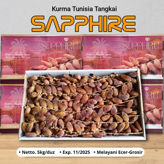 KURMA TUNISIA TANGKAI SAPPHIRE DUZ 5KG