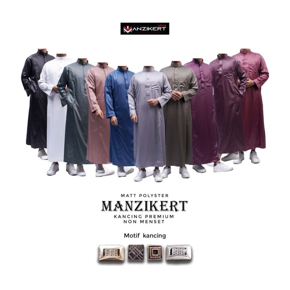 MANZIKERT JUBAH PREMIUM NON-MANSET DEWASA - Gambar 6