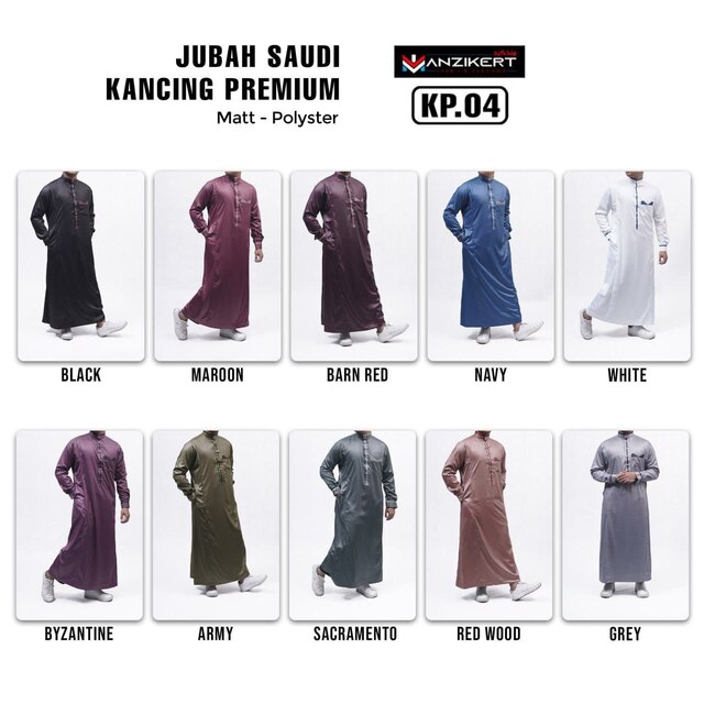 MANZIKERT JUBAH KP.04 DEWASA - Gambar 8