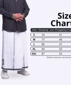Alternative view of SAROWIL SARUNG CELANA EKSLUSIF PUTIH TIMBUL