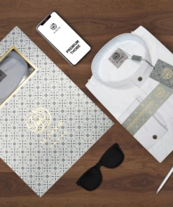 ALNOOR JUBAH BORDIR KATUN PUTIH