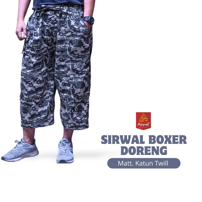 ASYRAF SIRWAL BOXER DORENG KATUN TWILL - Gambar 3