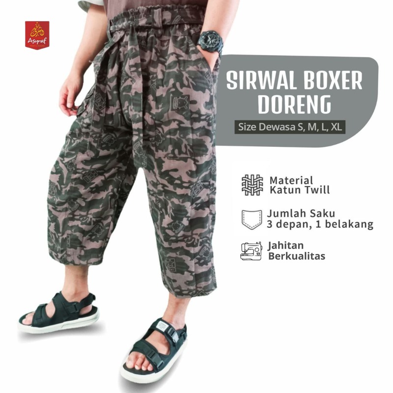 ASYRAF SIRWAL BOXER DORENG KATUN TWILL