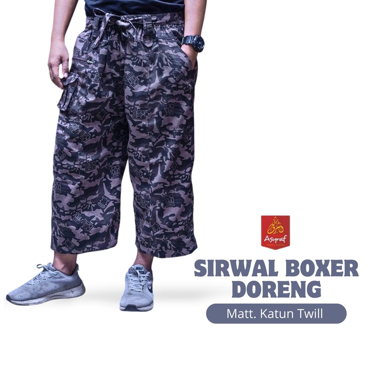 ASYRAF SIRWAL BOXER DORENG KATUN TWILL - Gambar 4