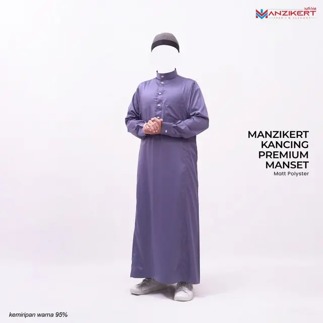 MANZIKERT JUBAH KANCING PREMIUM MANSET