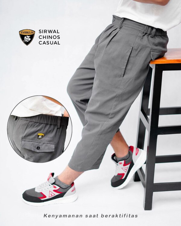 SYIRKUH SIRWAL CHINOS CASUAL DEWASA - Gambar 6
