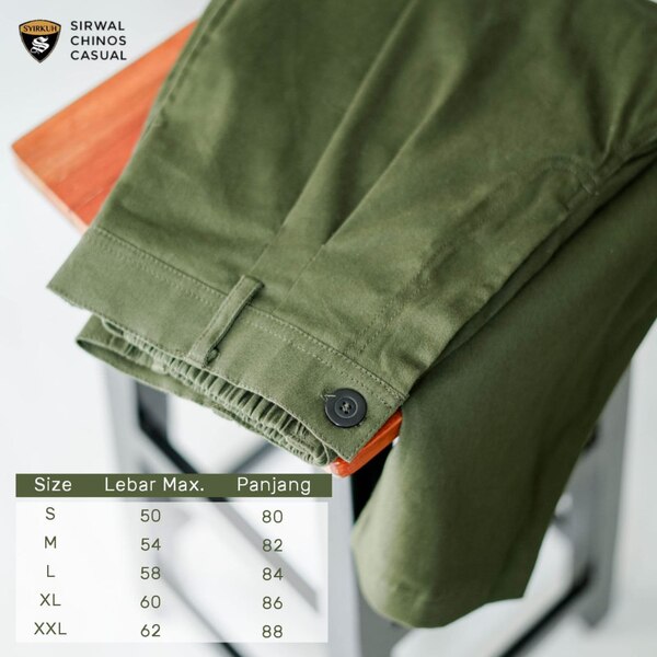 SYIRKUH SIRWAL CHINOS CASUAL DEWASA - Gambar 2