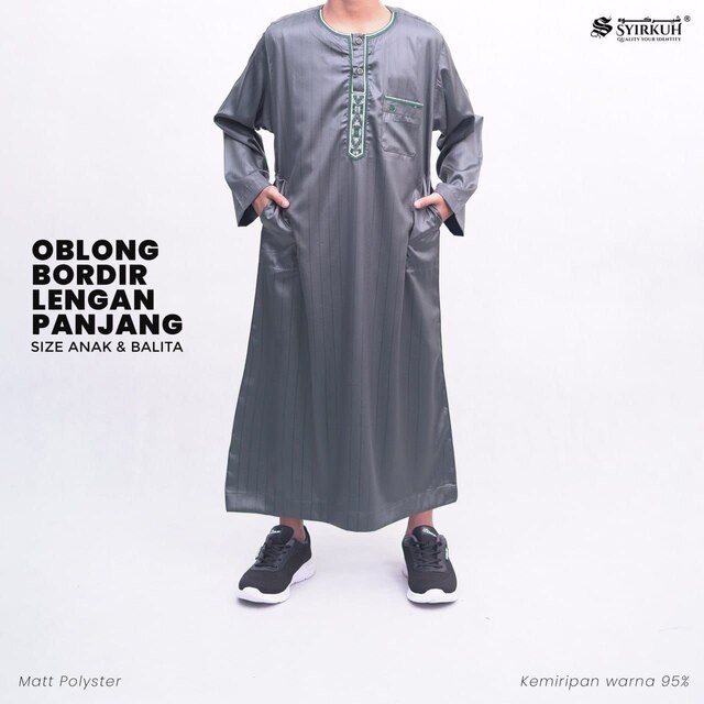 SYIRKUH JUBAH OBLONG BALITA-ANAK PANJANG
