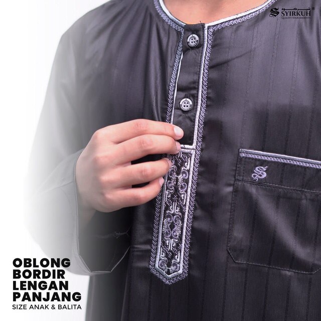 SYIRKUH JUBAH OBLONG BALITA-ANAK PANJANG - Gambar 3