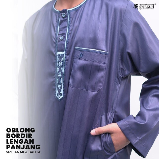 SYIRKUH JUBAH OBLONG BALITA-ANAK PANJANG - Gambar 4