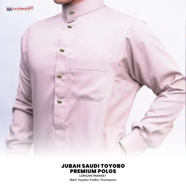 MANZIKERT JUBAH TOYOBO POLOS - Gambar 3