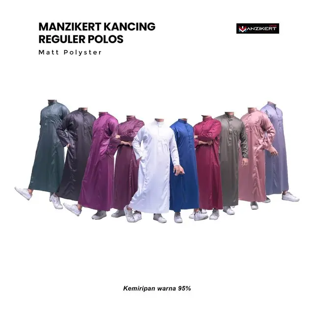 MANZIKERT JUBAH REGULER NON MANSET DEWASA - Gambar 7