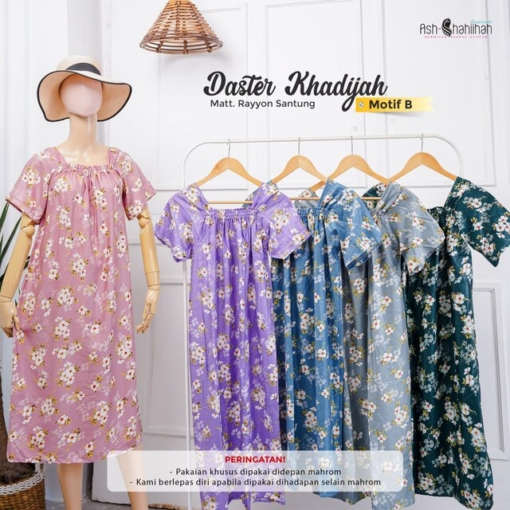 ASH-SHAHIHAH DASTER WANITA BUNGA - Gambar 3