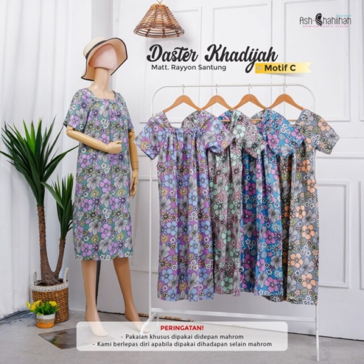 ASH-SHAHIHAH DASTER WANITA BUNGA - Gambar 5