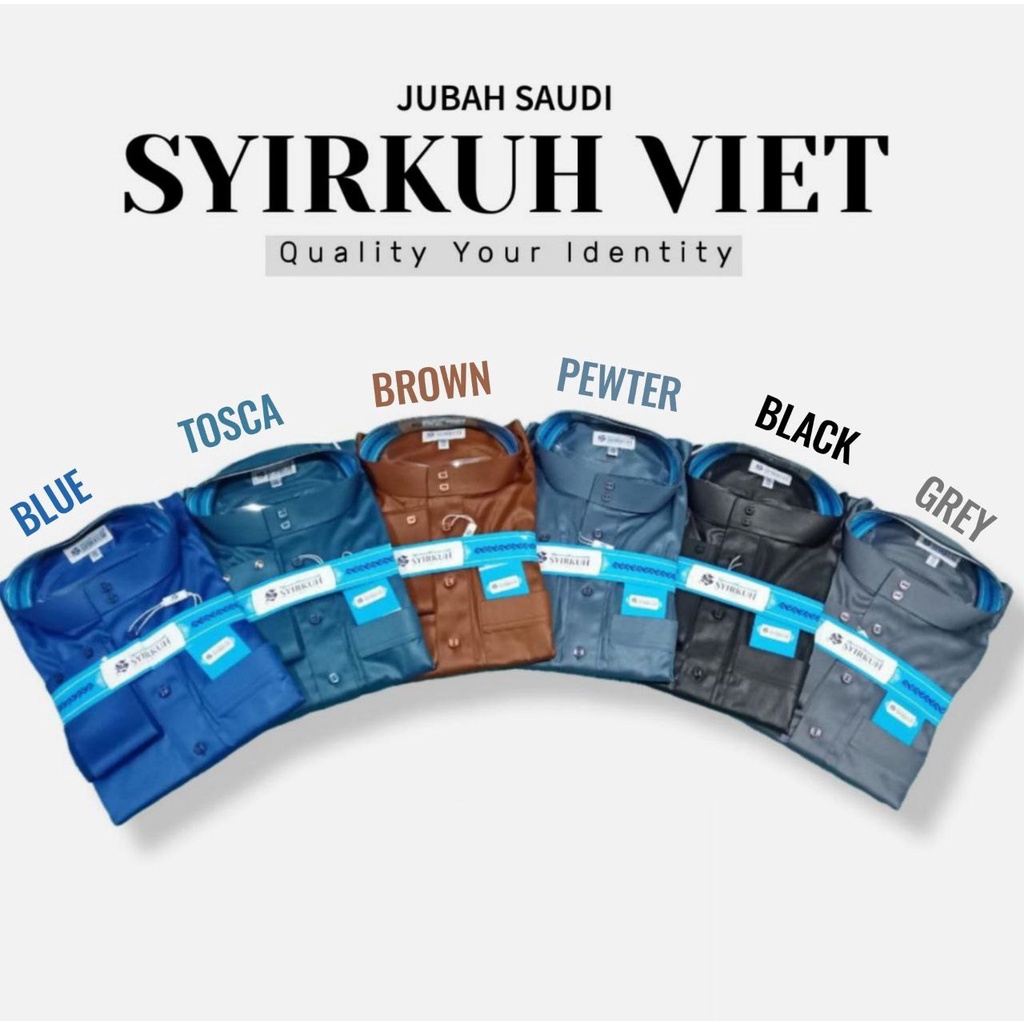 SYIRKUH JUBAH SAUDI VIET MENSET KANCING REGULER - Gambar 2