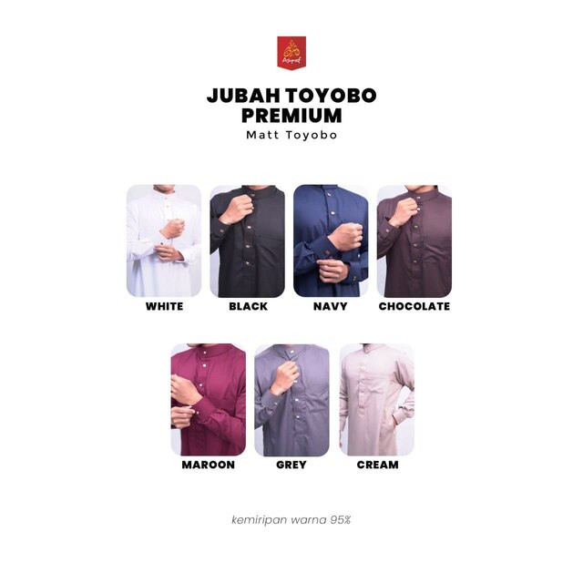 ASYRAF JUBAH SAUDI TOYOBO PREMIUM MANSET - Gambar 8