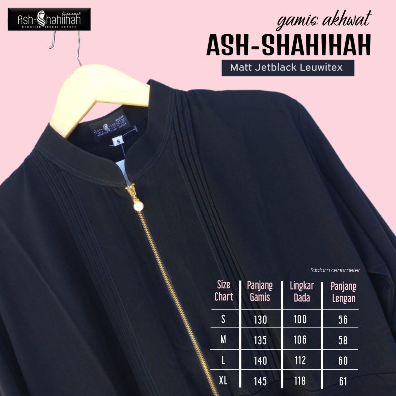 ASH SHAHIHAH GAMIS JUBAH AKHWAT KLOK A - Gambar 3
