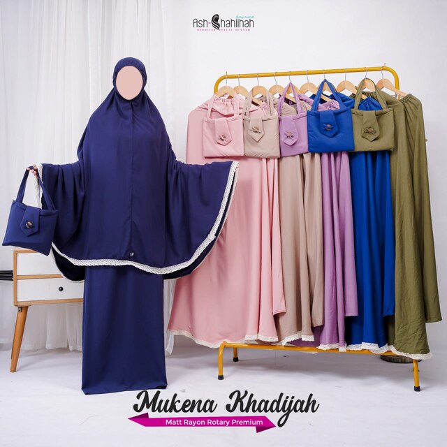 ASH-SHAHIHAH MUKENA KHADIJAH DEWASA SIZE JUMBO - Gambar 2