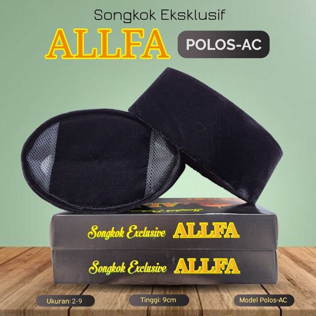 PECI SONGKOK ALFA POLOS AC