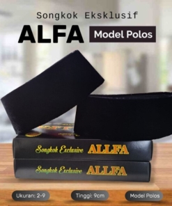 PECI SONGKOK ALFA POLOS EKSKLUSIF